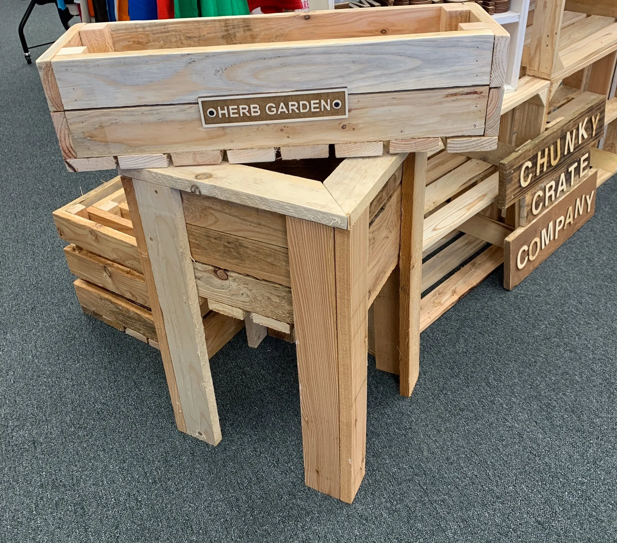 Wooden Herb Planter and Window Box