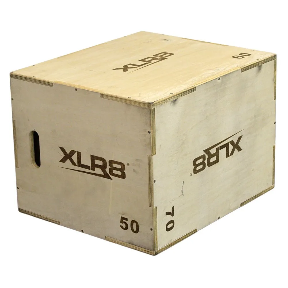 XLR8 3 in 1 Wooden Plyo Box