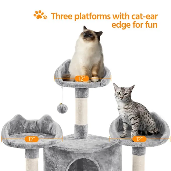 Yaheetech 76.5-inch Large Cat Tree